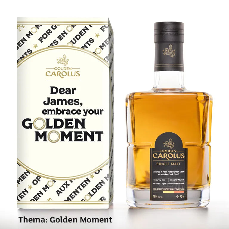 Bouteille personnalisée de Gouden Carolus Single Malt - 70cl