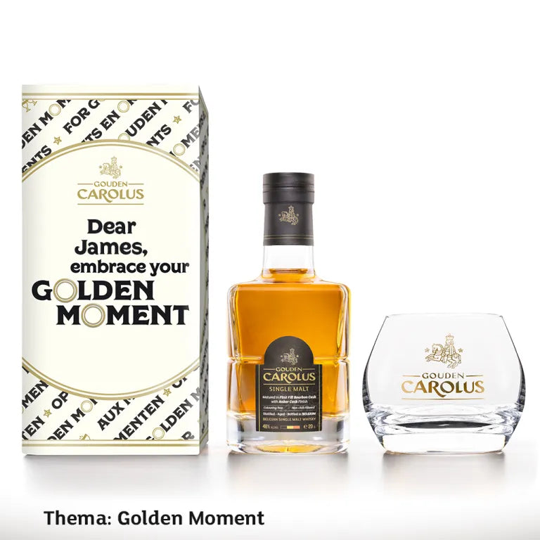 Gepersonaliseerde Gouden Carolus Single Malt Tasting Set