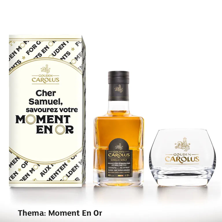 Gepersonaliseerde Gouden Carolus Single Malt Tasting Set
