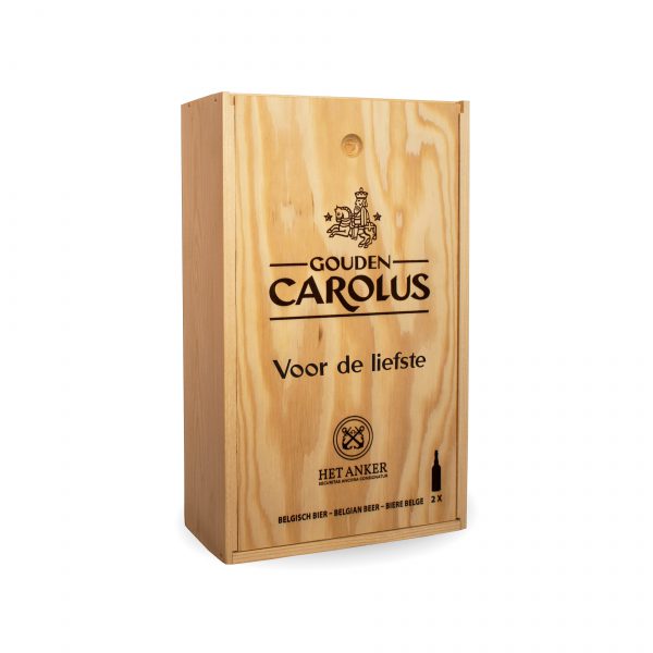 Gepersonaliseerde kist Gouden Carolus Classic + Tripel