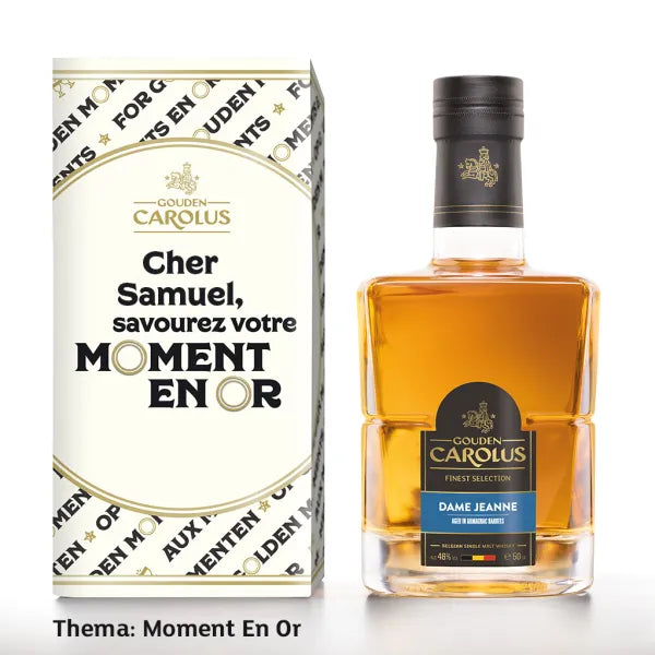 Gepersonaliseerde fles Gouden Carolus – Finest Selection Dame Jeanne