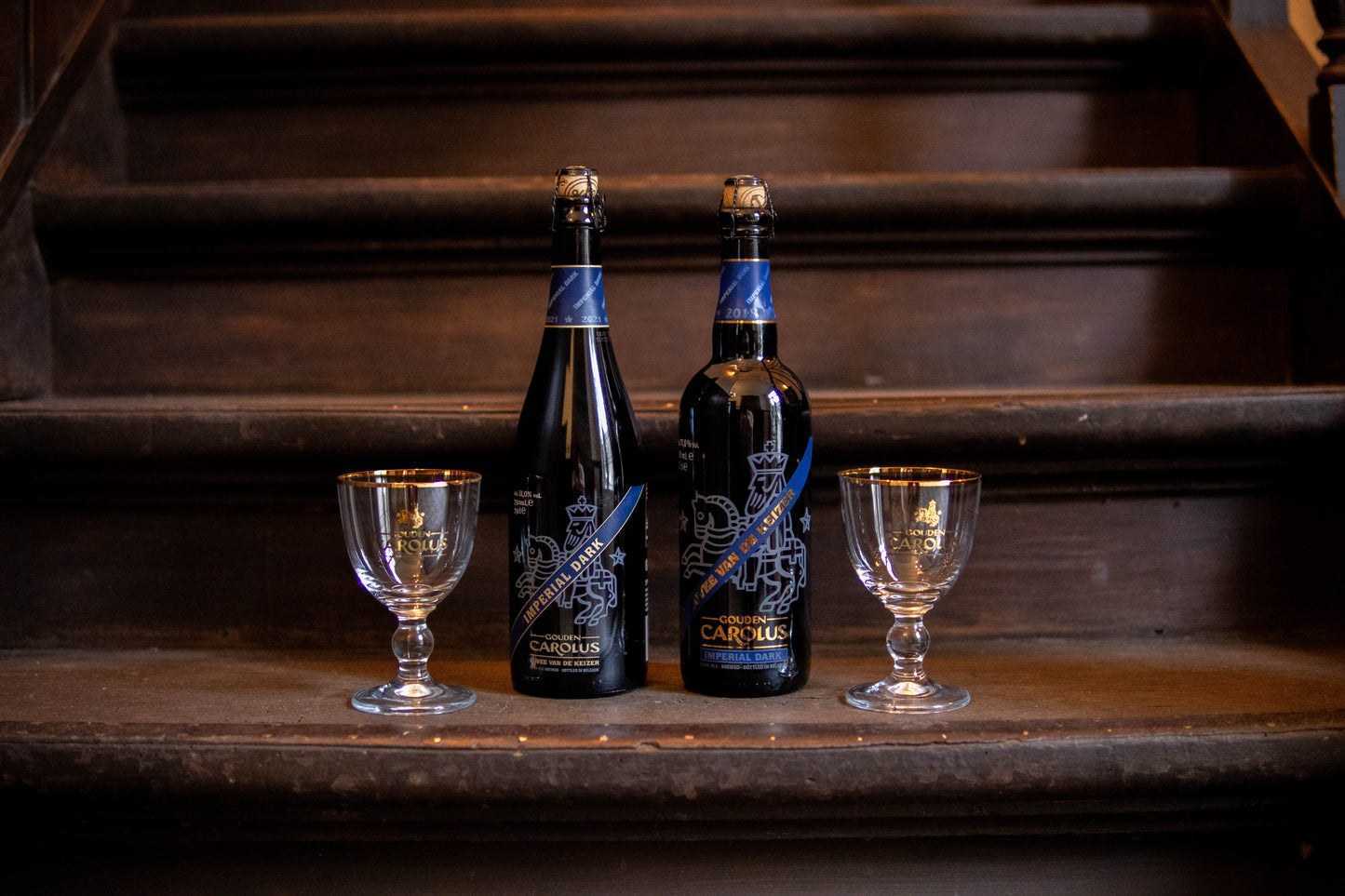Actie: Gouden Carolus Imperial Dark 2018 - 2021 + glasses