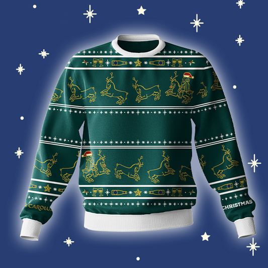 Gouden Carolus Christmas sweater green