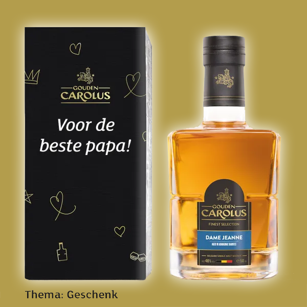 Gepersonaliseerde fles Gouden Carolus – Finest Selection Dame Jeanne