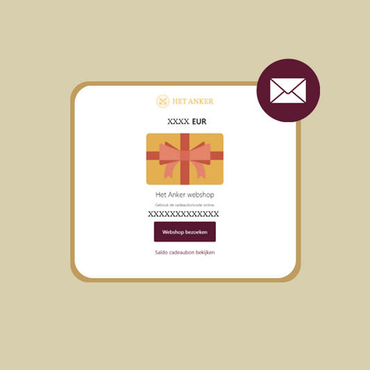 Digital gift card - Het Anker webshop