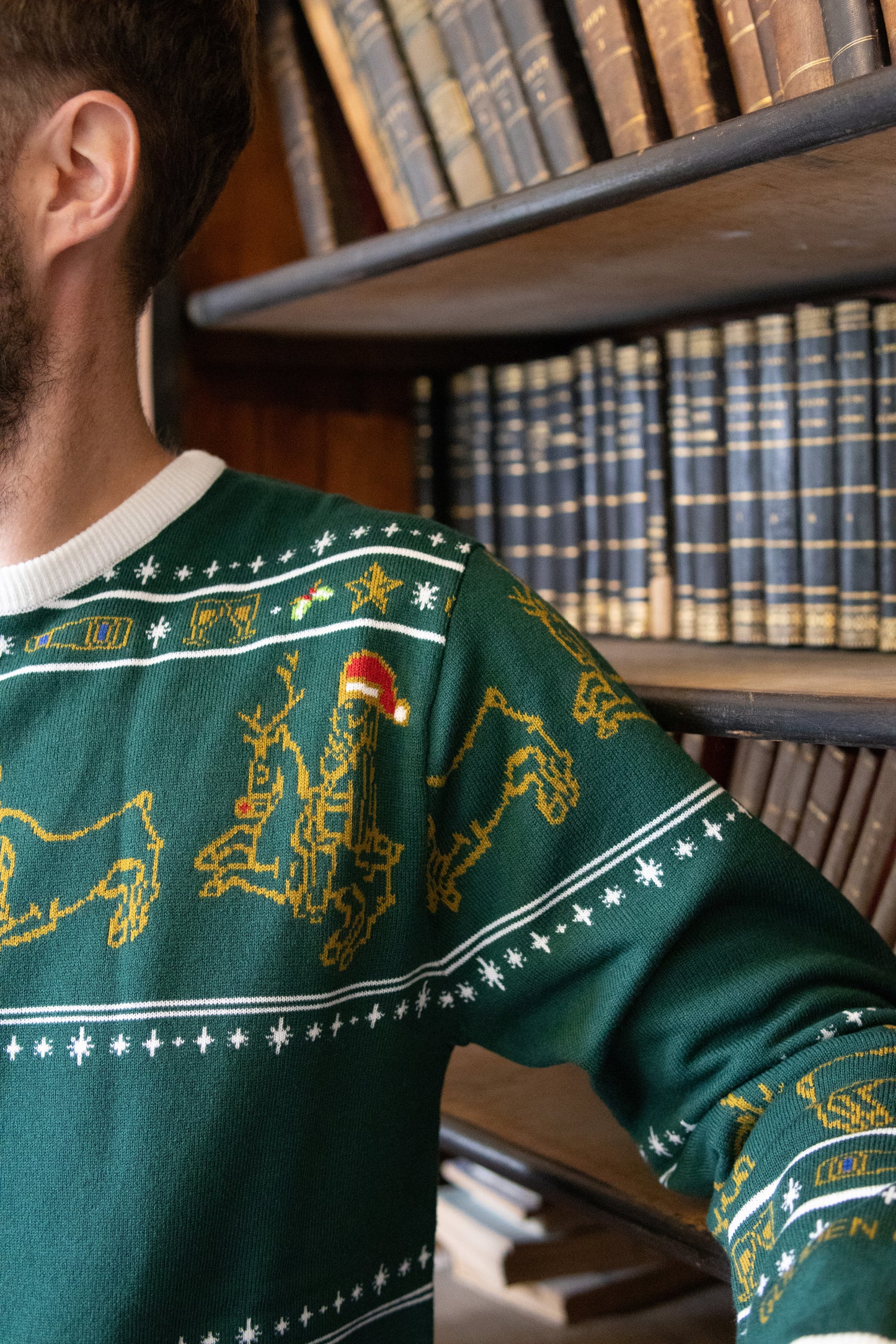Gouden Carolus Christmas sweater groen