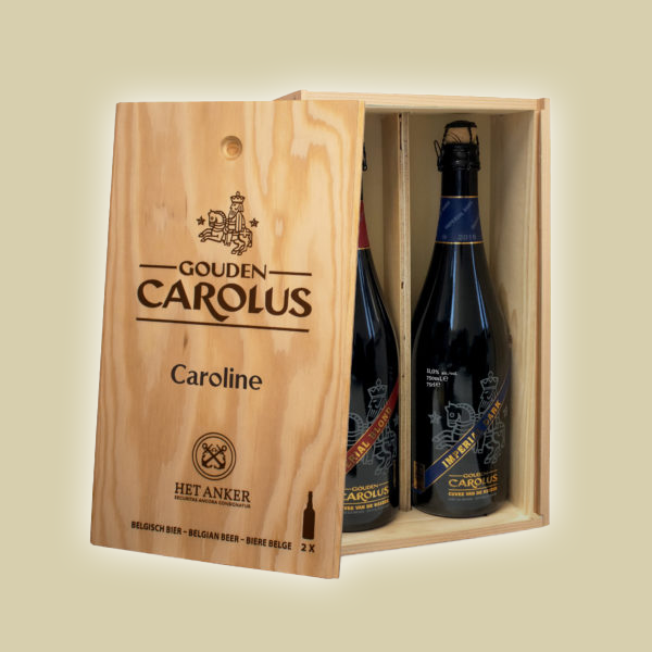 Gepersonaliseerde kist Gouden Carolus Imperial Dark + Blond