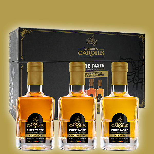 Gouden Carolus Pure Taste - Wood Series - 3x20cl