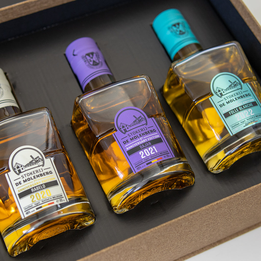 Stokerij De Molenberg – Anniversary Edition tasting set 3de editie