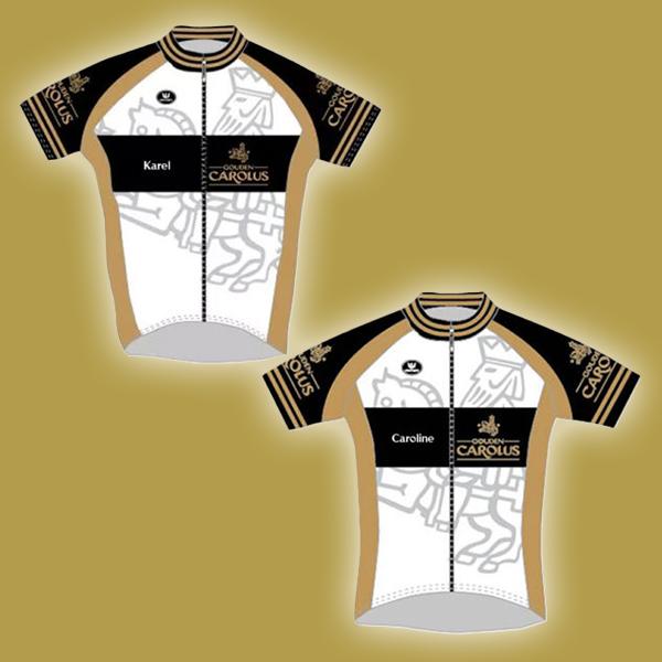 Gepersonaliseerd Wielertruitje Gouden Carolus