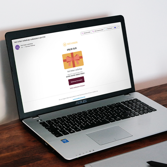 Digitale cadeaubon - Het Anker webshop