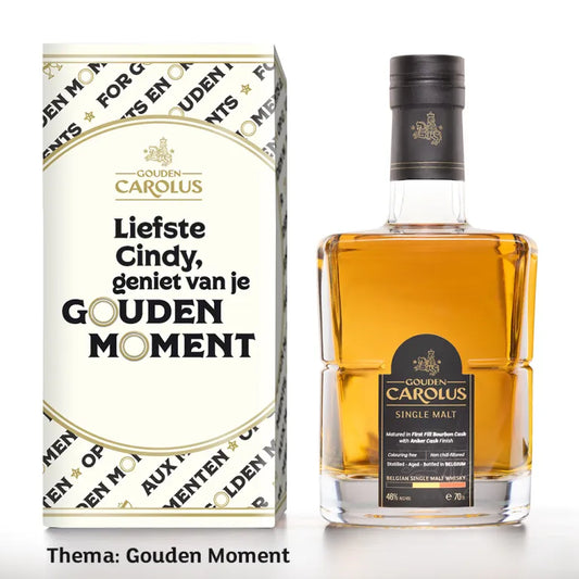 Bouteille personnalisée de Gouden Carolus Single Malt - 70cl