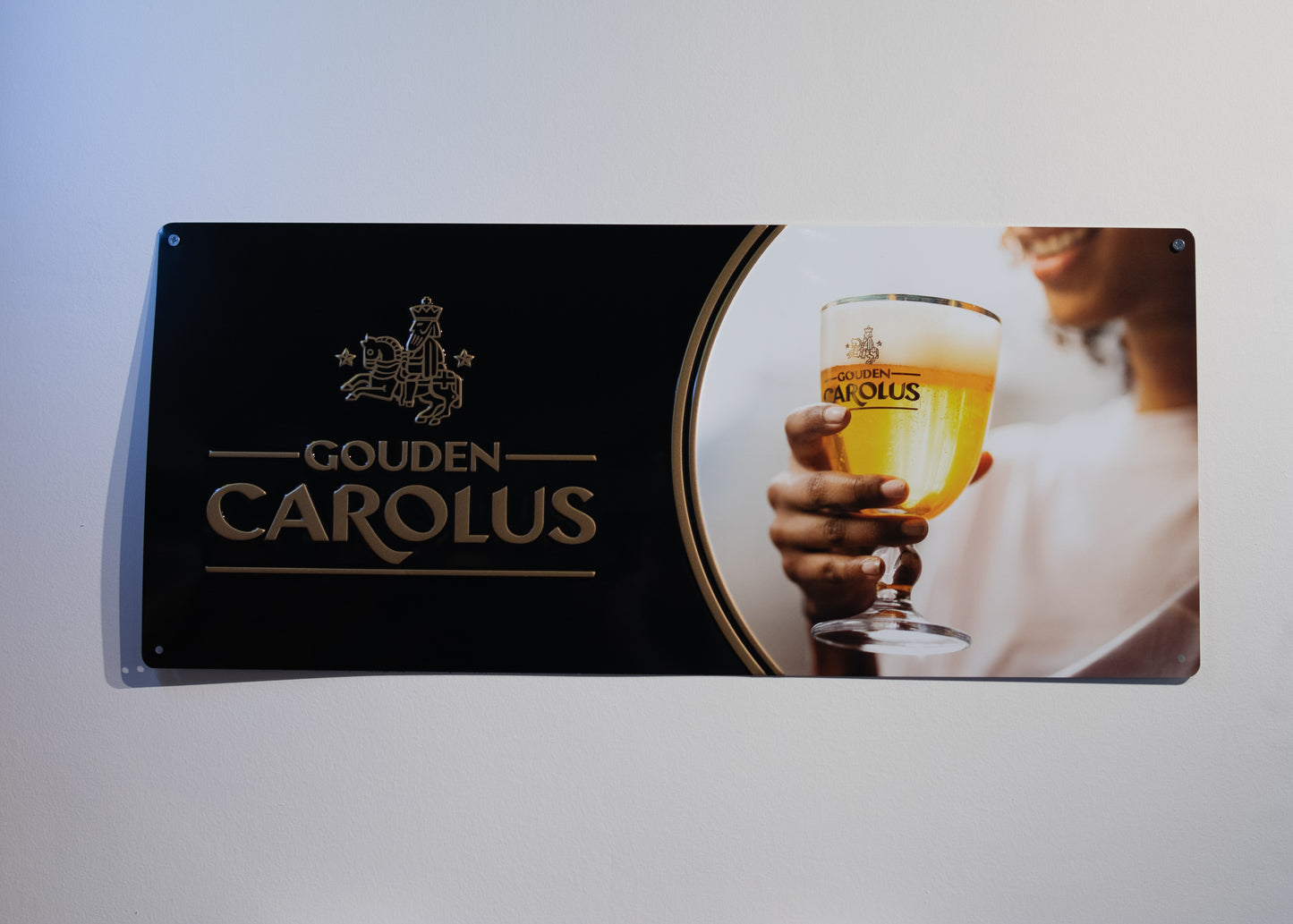 Plaque en alu Gouden Carolus