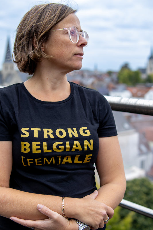 T-shirt Gouden Carolus 'STRONG BELGIAN [FEM]ALE'
