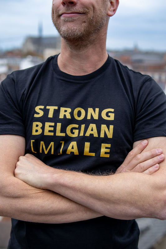 T-shirt Gouden Carolus 'FORTE BELGE [M]ALE'