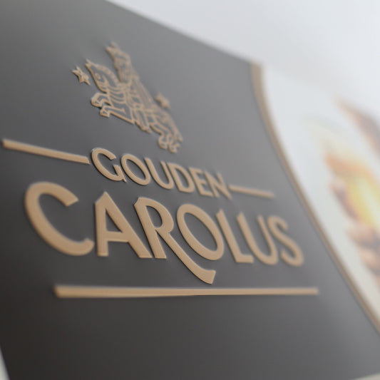 Plaque en alu Gouden Carolus