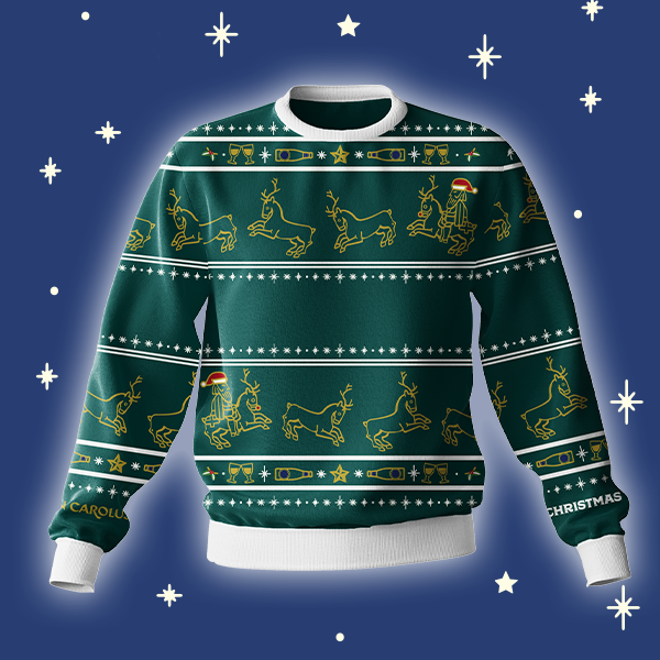 Gouden Carolus Christmas sweater groen