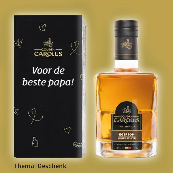Gepersonaliseerde fles Gouden Carolus – Finest Selection Egerton
