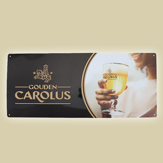 Plaque en alu Gouden Carolus
