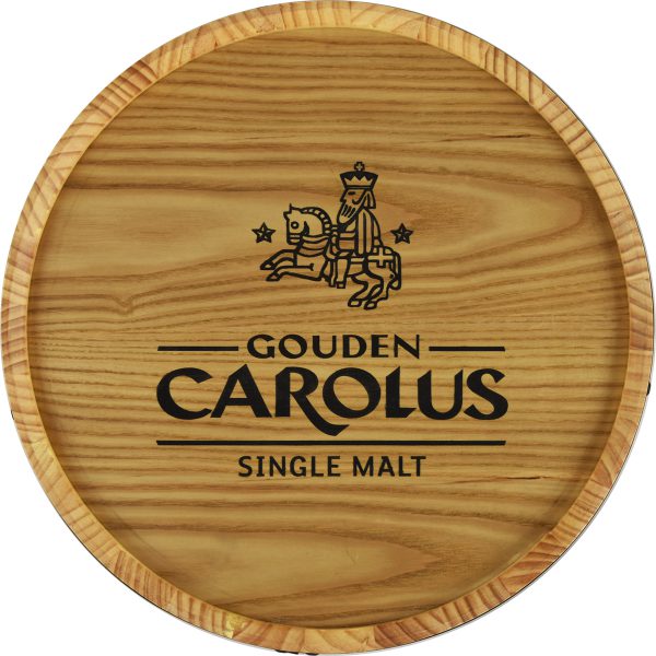 Tableau mural tonneau de whisky Gouden Carolus Single Malt