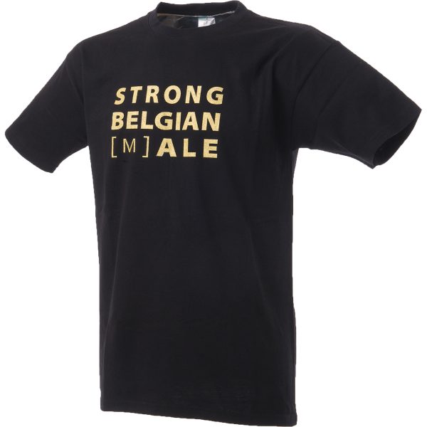 T-shirt Gouden Carolus met tekst Strong Belgian (M)ale