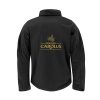 Gouden Carolus with the inscription STRONG BELGIAN (M)ALE black Softshell Jacket